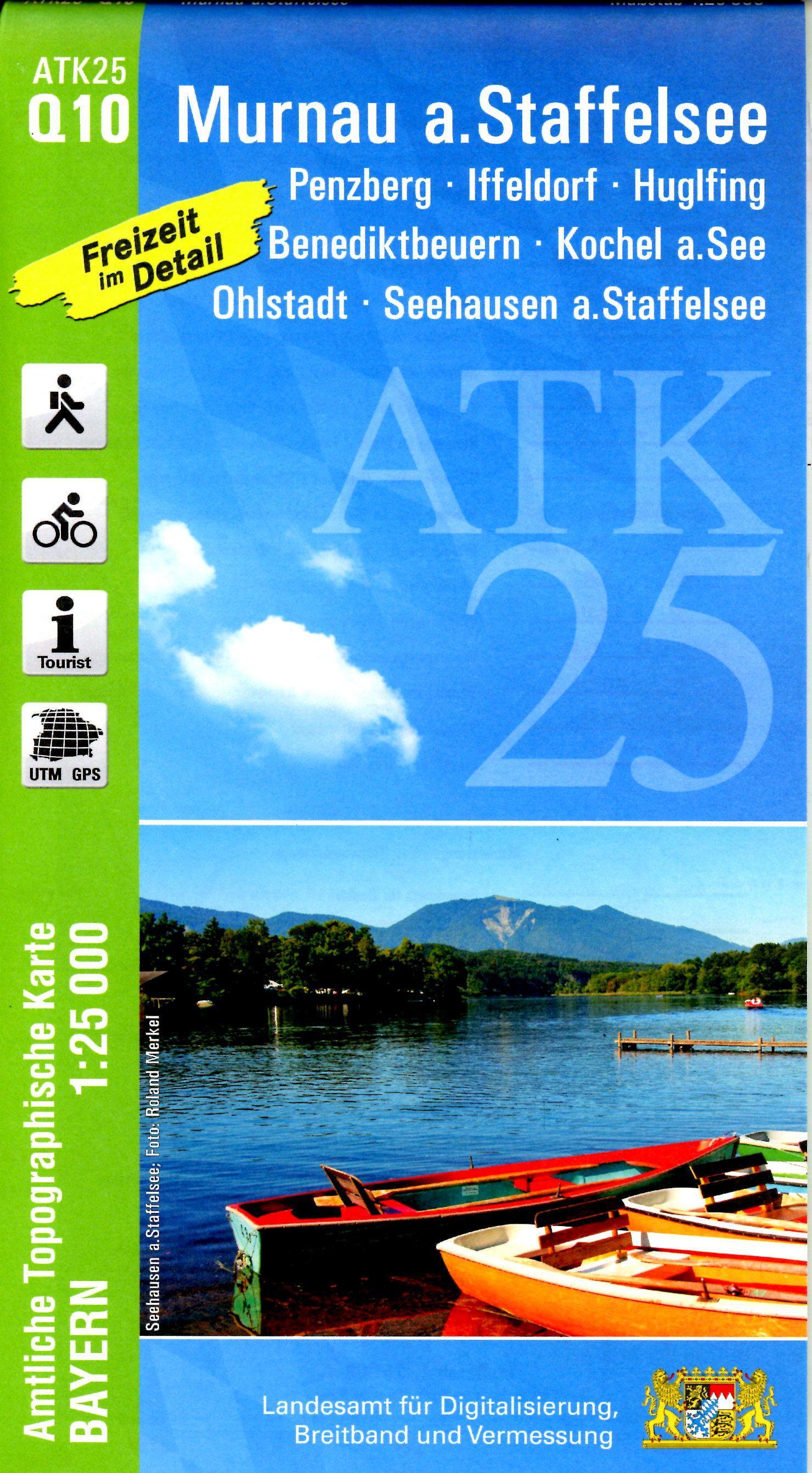 Vorderes Coverbild Murnau a.Staffelsee 1:25 000