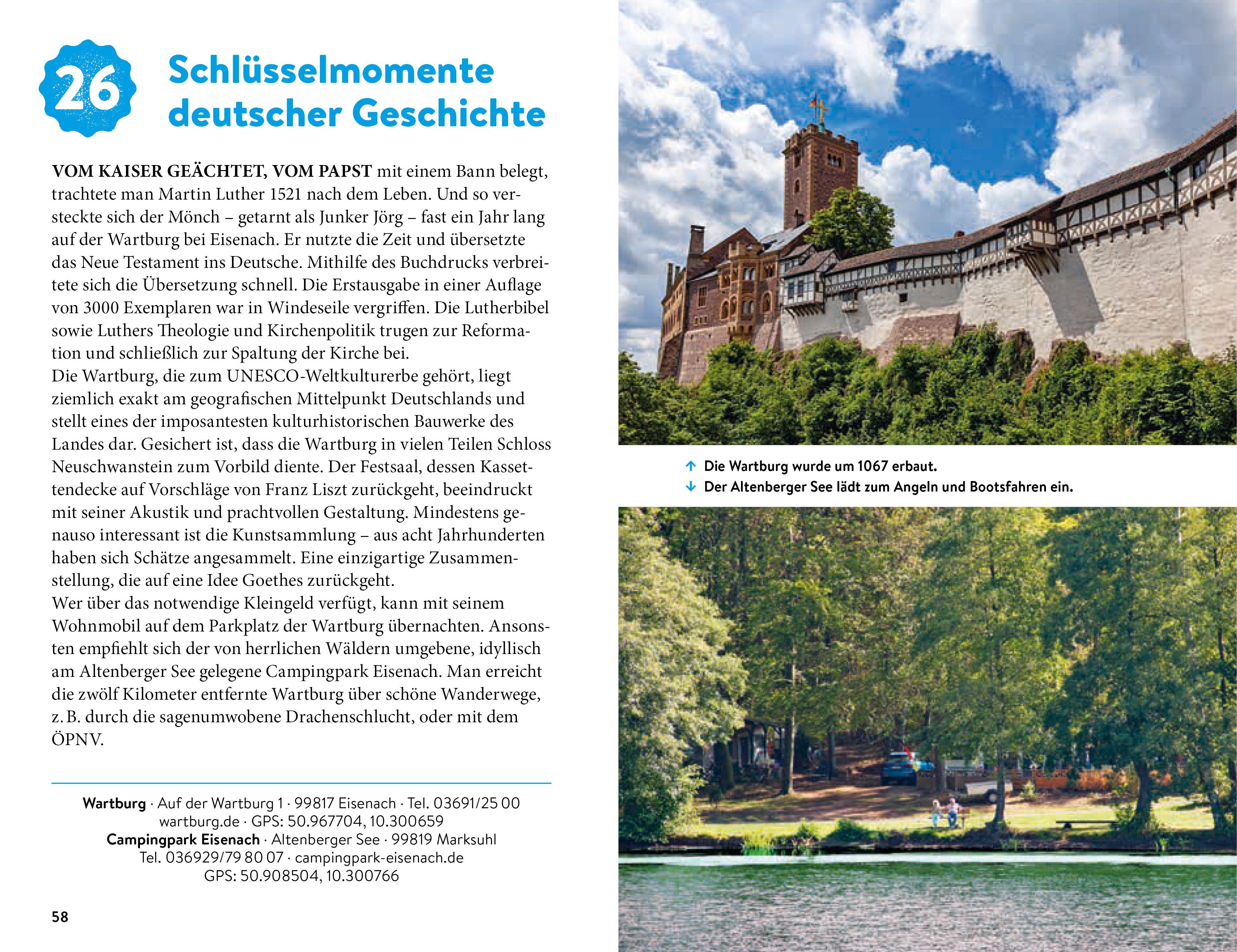 Beispielinhalt (Bild) Camperglück  Kultur-Urlaub mit dem Wohnmobil