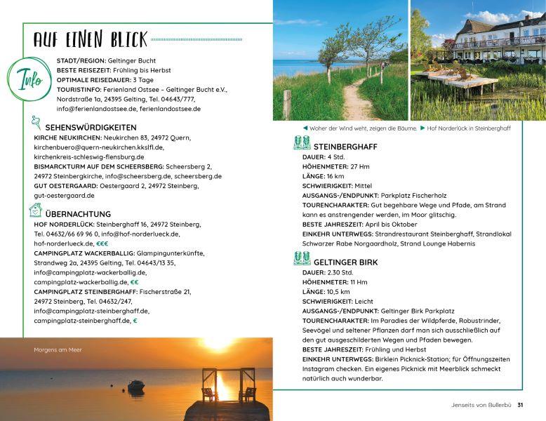 Beispielinhalt (Bild) Wochenend und Wanderschuh - Kleine Wander-Auszeiten in Schleswig-Holstein