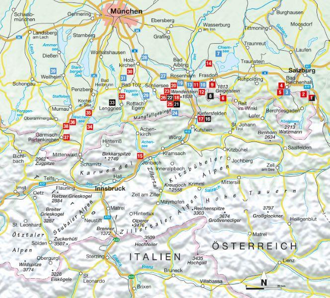 Beispielinhalt (Bild) Geheimnisvolle Pfade Bayerische Voralpen