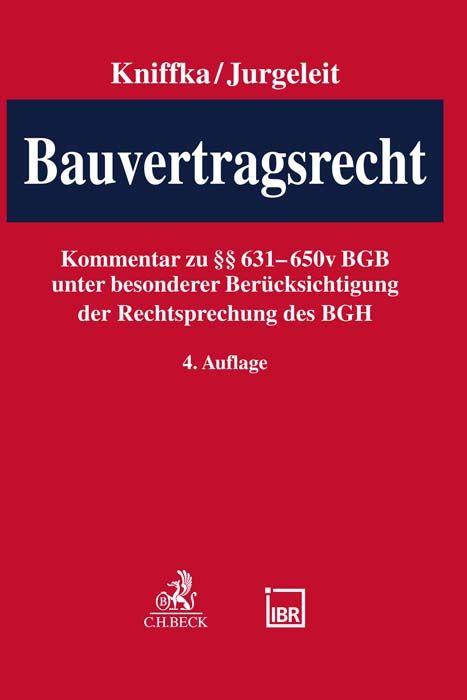 Vorderes Coverbild Bauvertragsrecht