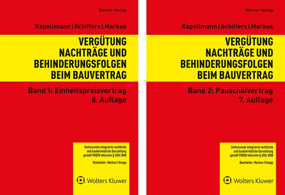 Vorderes Coverbild Vergütung, Nachträge und Behinderungsfolgen beim Bauvertrag