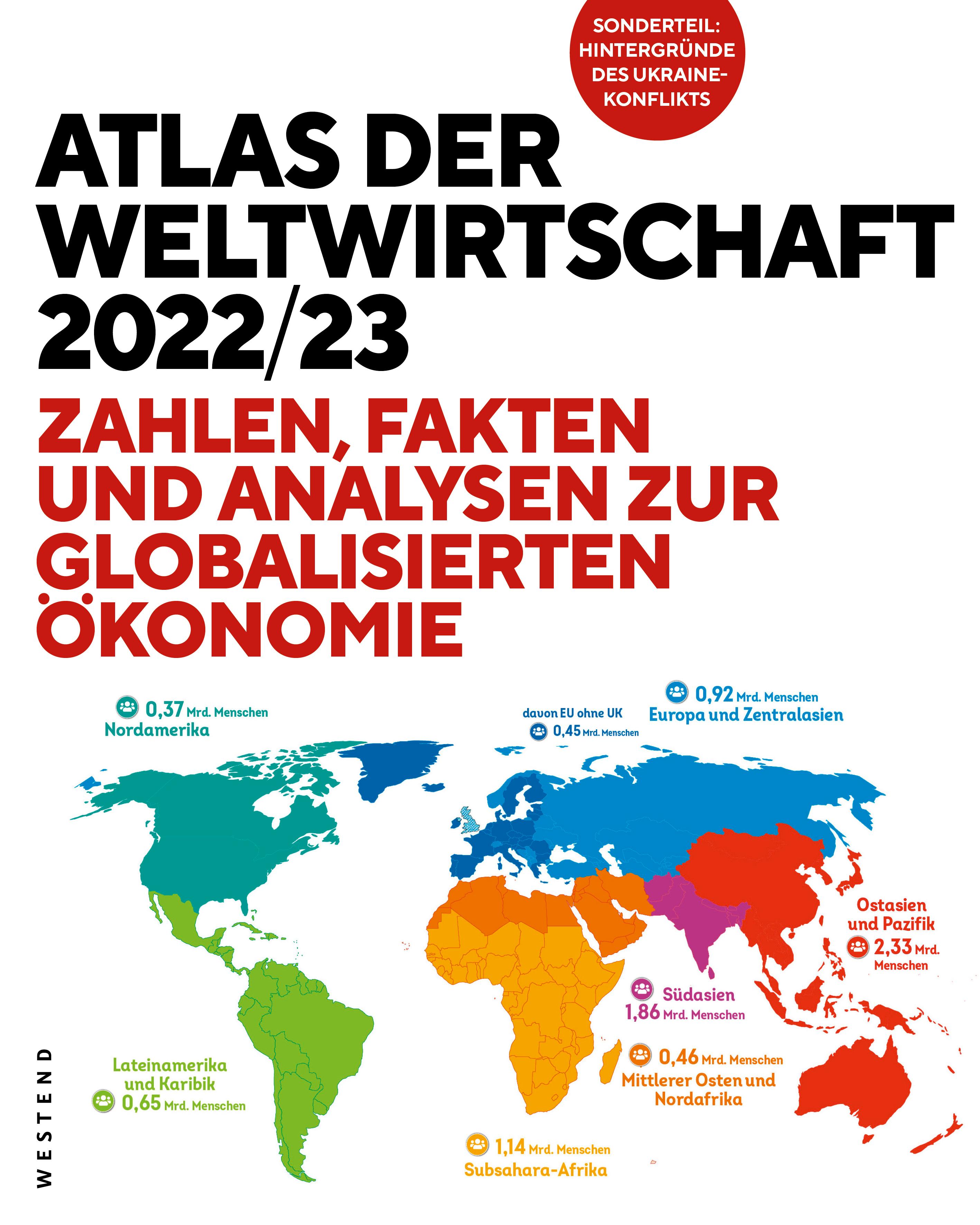 Vorderes Coverbild Atlas der Weltwirtschaft 2022/23