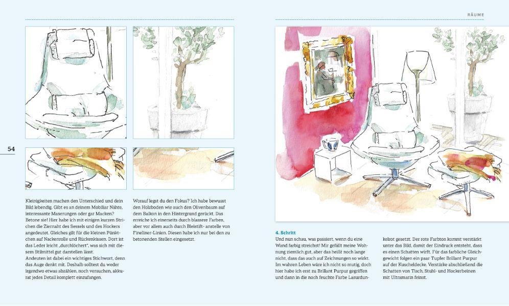 Beispielinhalt (Bild) Home Sketching