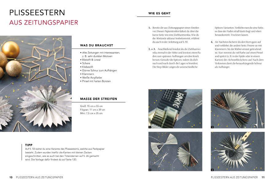 Beispielinhalt (Bild) Weihnachtssterne - einfach nachhaltig