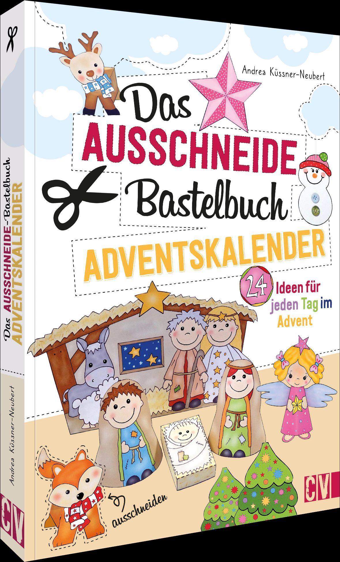 Vorderes Coverbild Das Ausschneide-Bastelbuch Adventskalender