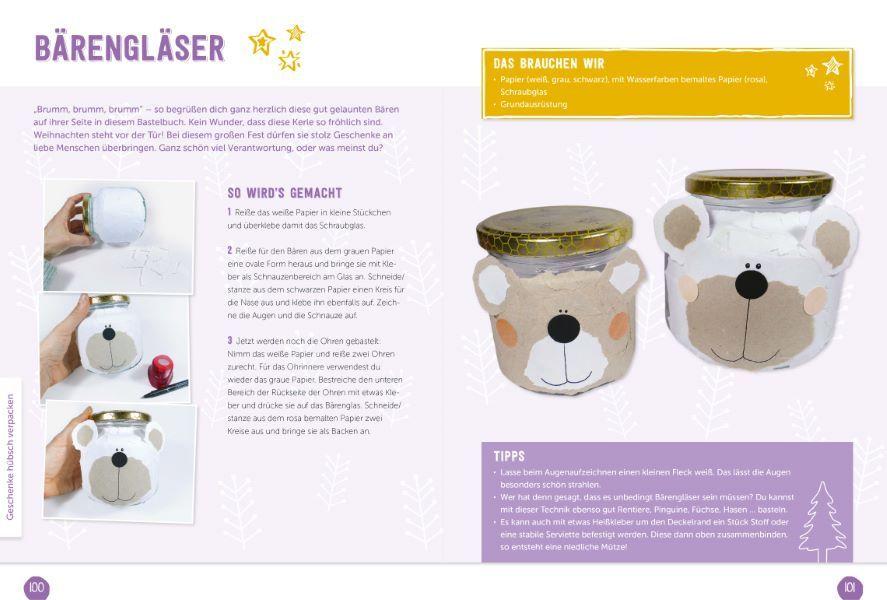 Beispielinhalt (Bild) Bunte Weihnachtsbastelei