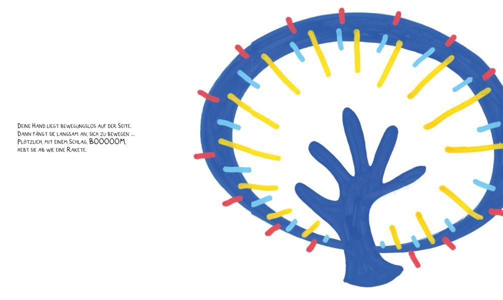 Beispielinhalt (Bild) Tanz der Hände - das Mitmach Buch