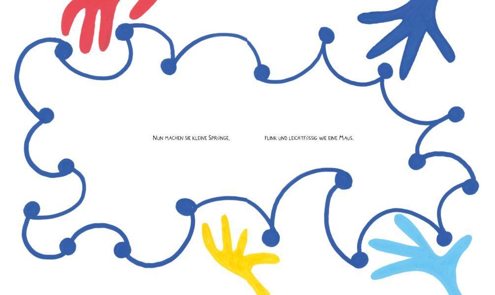 Beispielinhalt (Bild) Tanz der Hände - das Mitmach Buch