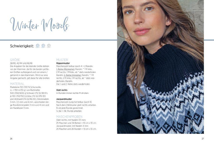 Beispielinhalt (Bild) Norweger mit Rundpassen stricken