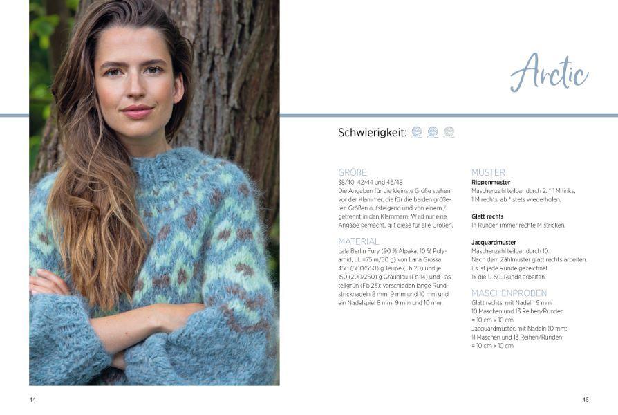 Beispielinhalt (Bild) Norweger mit Rundpassen stricken