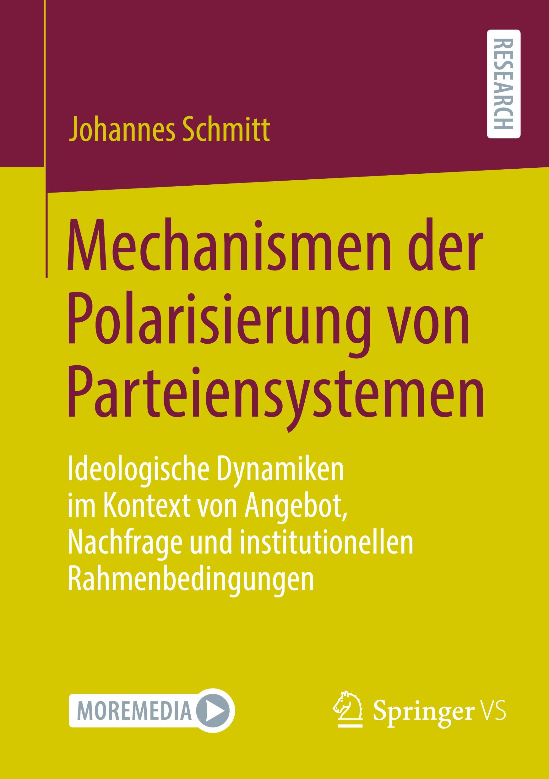Vorderes Coverbild Mechanismen der Polarisierung von Parteiensystemen
