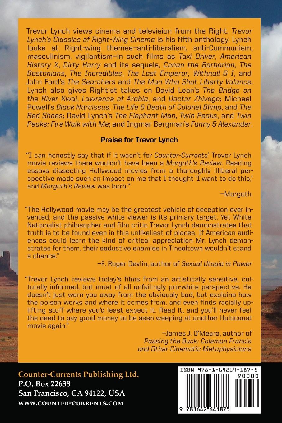 Rückseitencover Trevor Lynch's Classics of Right-Wing Cinema