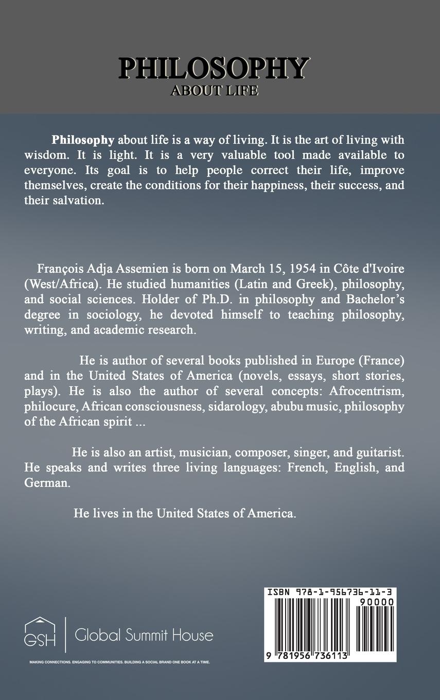 Rückseitencover Philosophy About Life