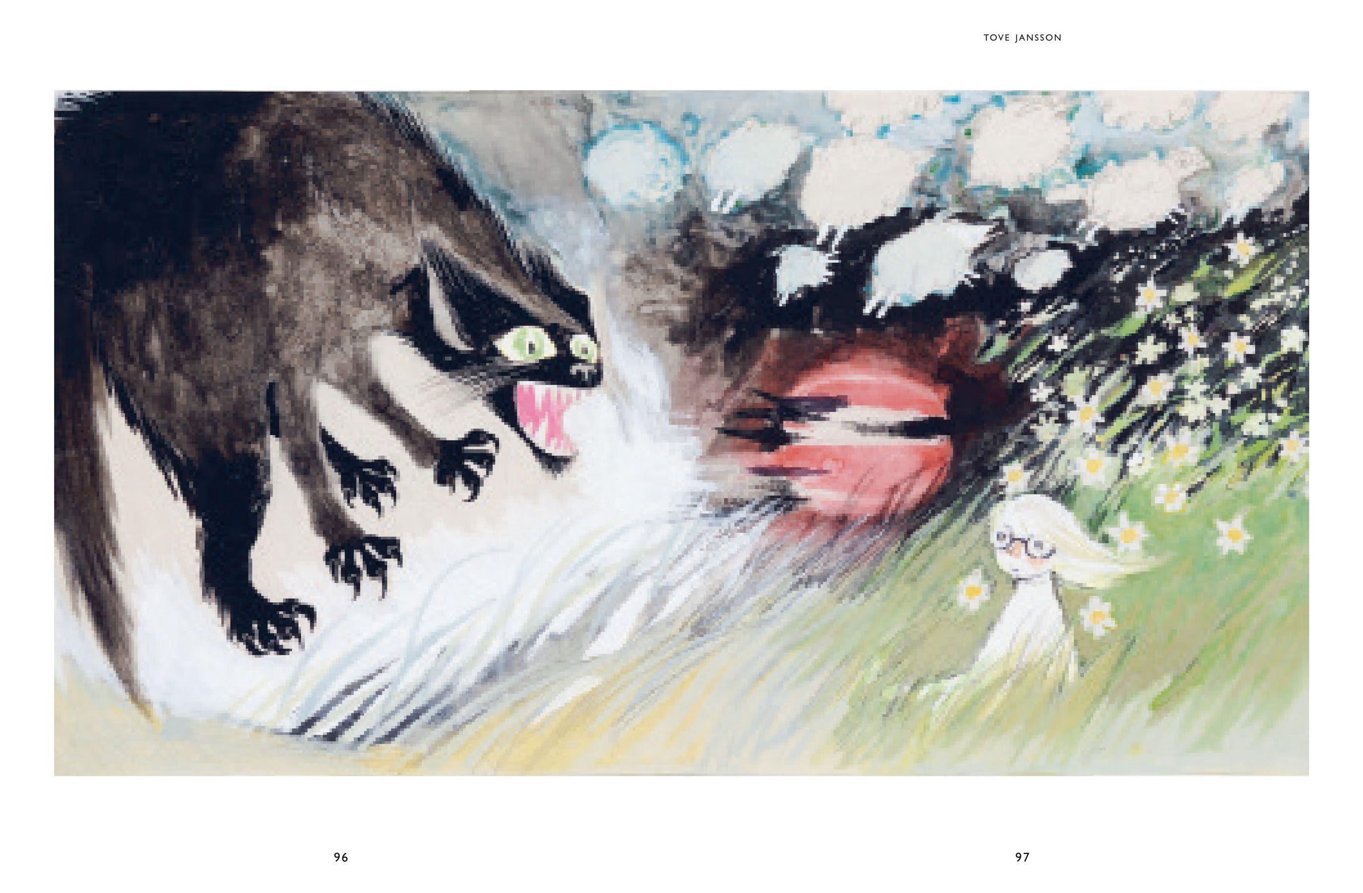 Beispielinhalt (Bild) Tove Jansson  (Bibliothek der Illustratoren)