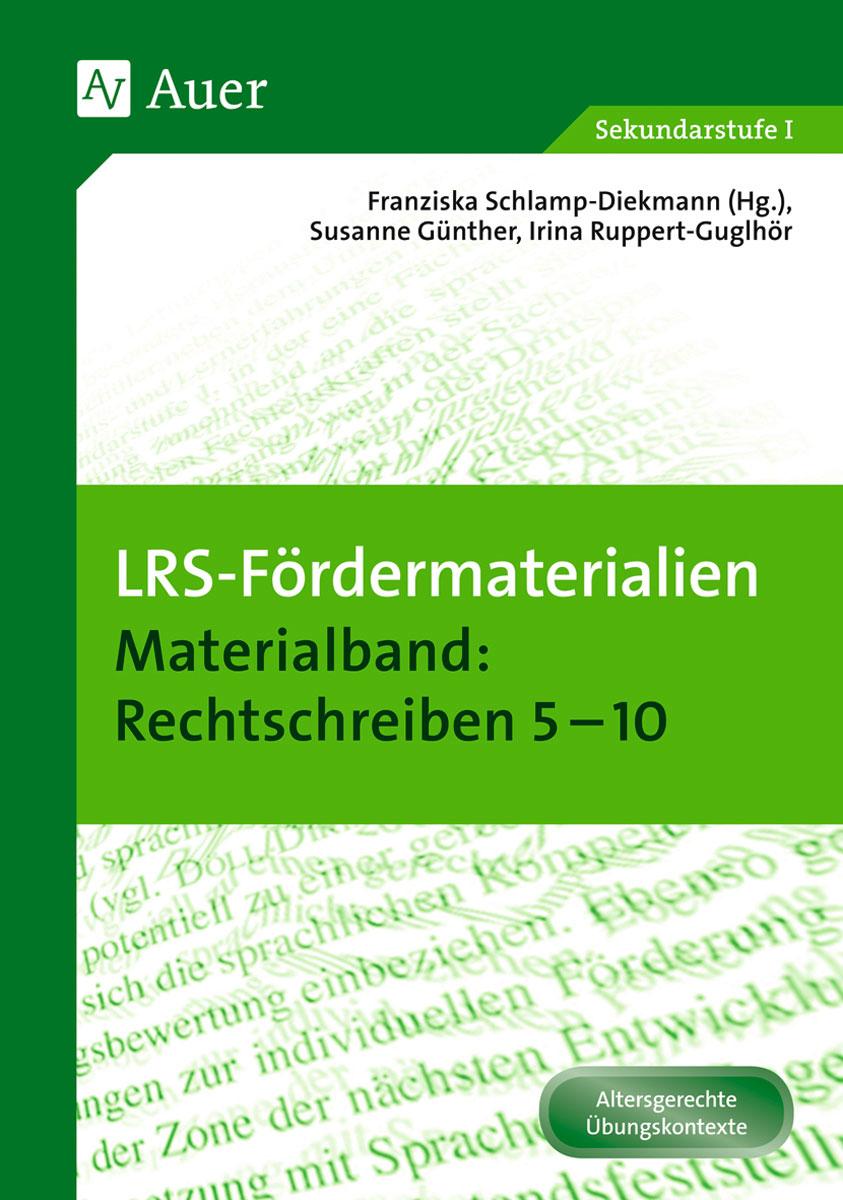 Vorderes Coverbild LRS-Fördermaterialien 2