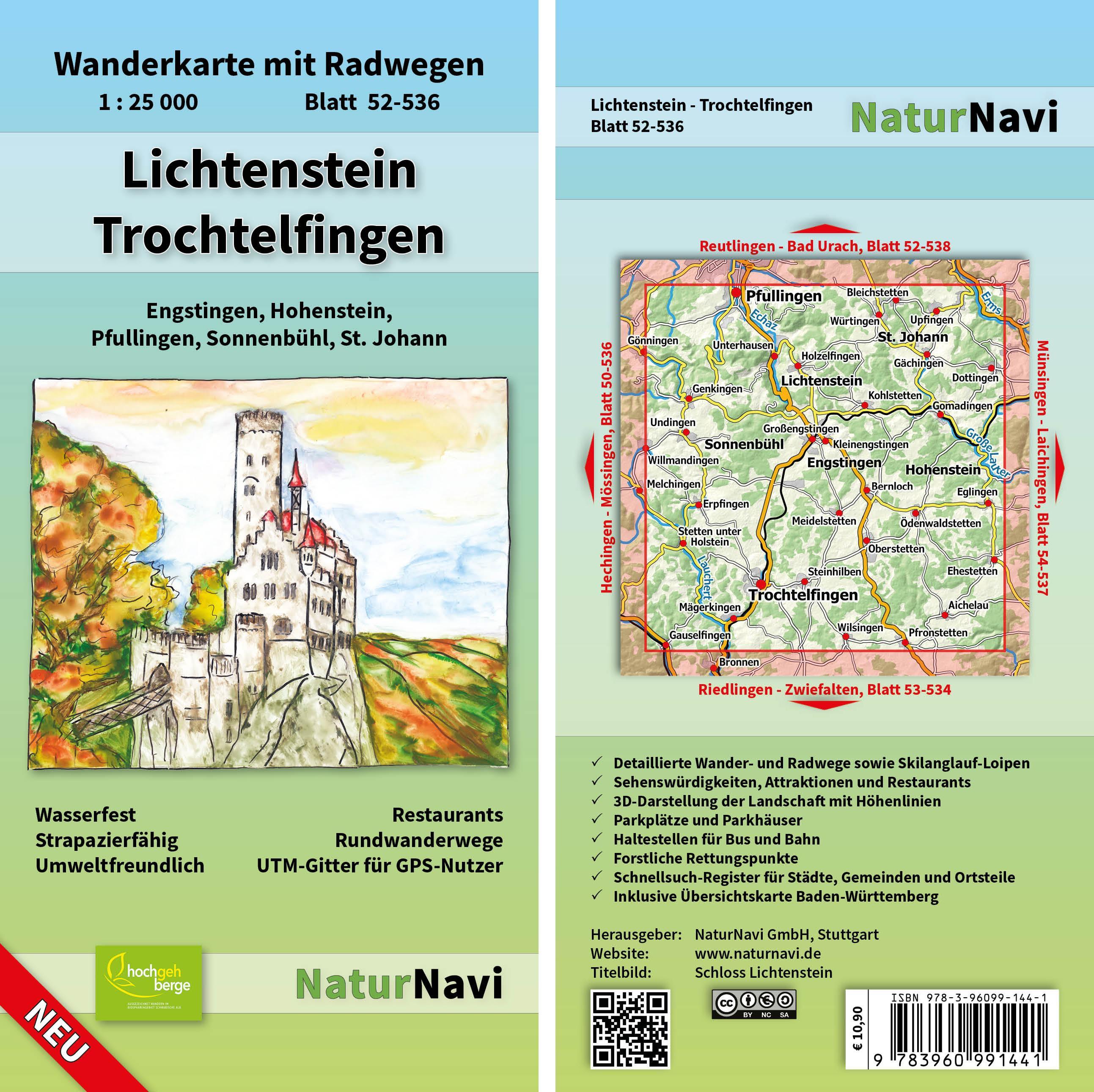 Vorderes Coverbild Lichtenstein - Trochtelfingen