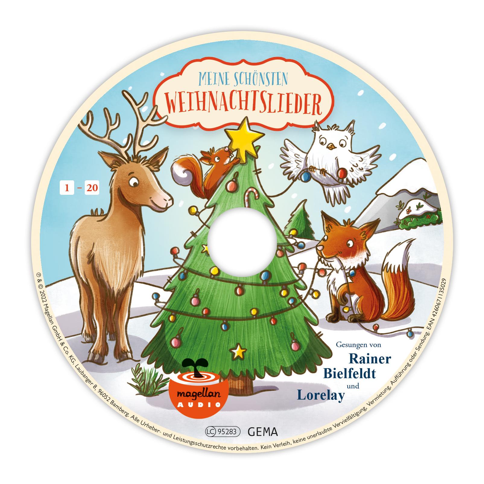 Beispielinhalt (Bild) Öhrchen auf! Meine schönsten Weihnachtslieder (Audio-CD)