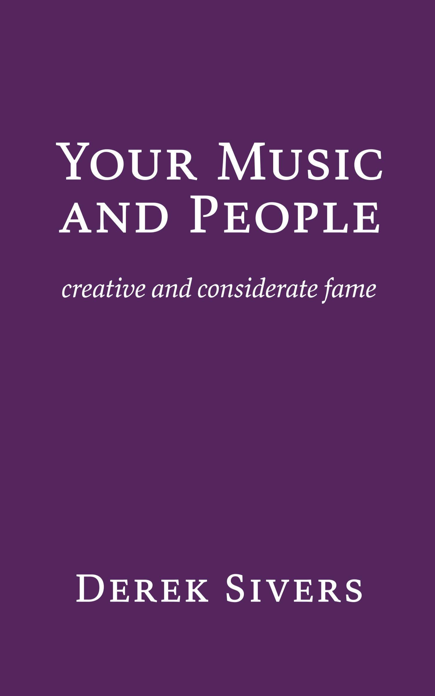 Vorderes Coverbild Your Music and People