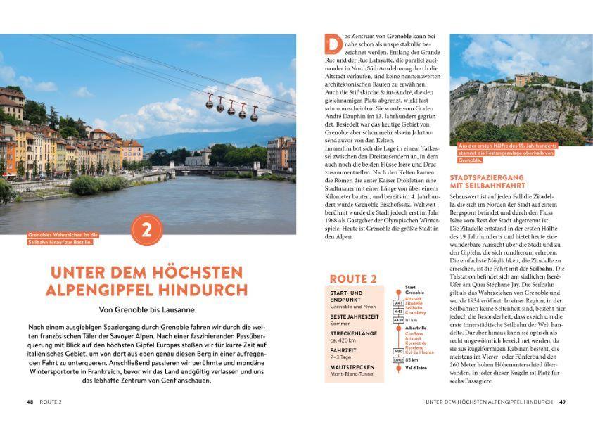 Beispielinhalt (Bild) Alpen mit dem Wohnmobil