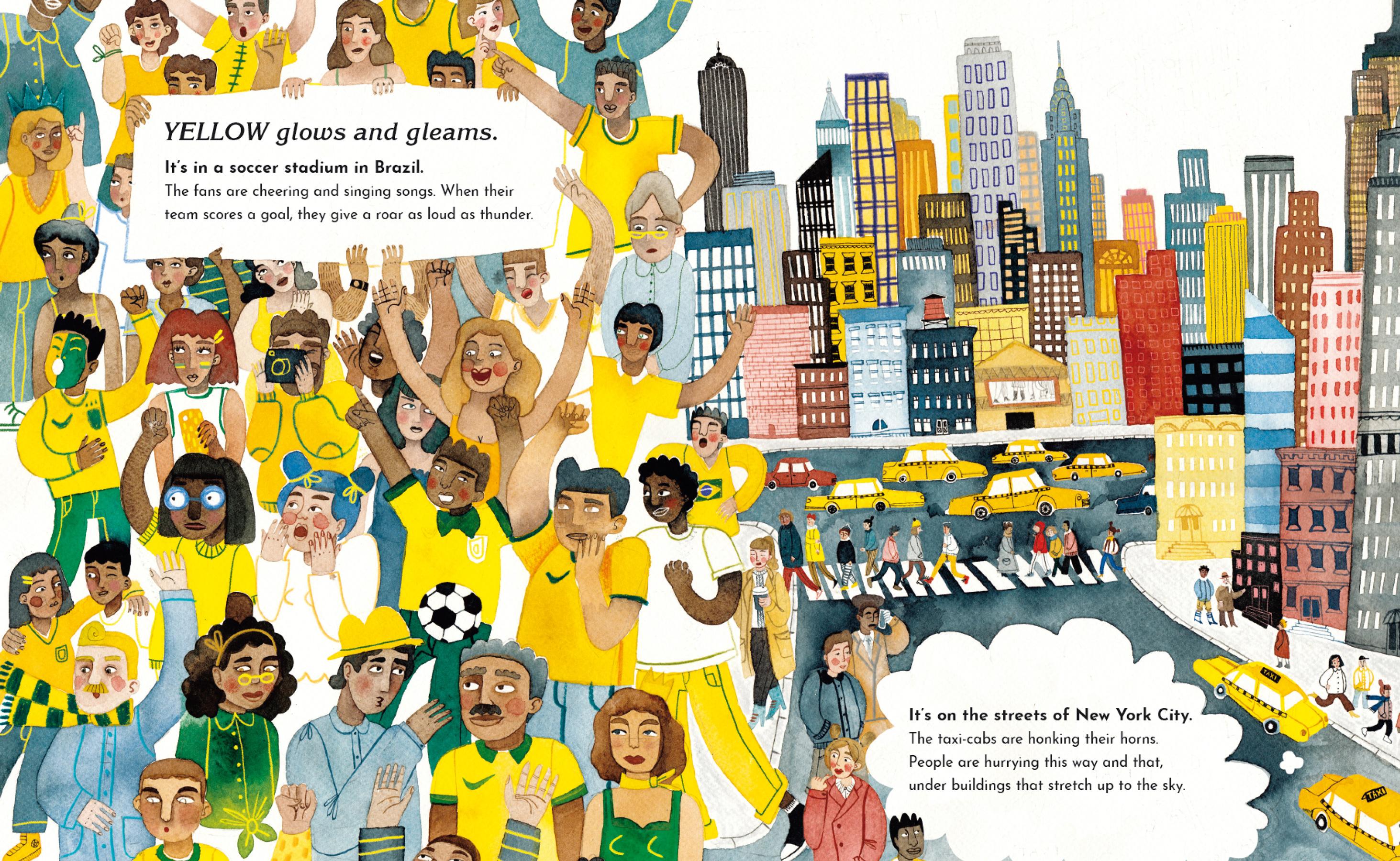 Beispielinhalt (Bild) Eine Welt, viele Farben