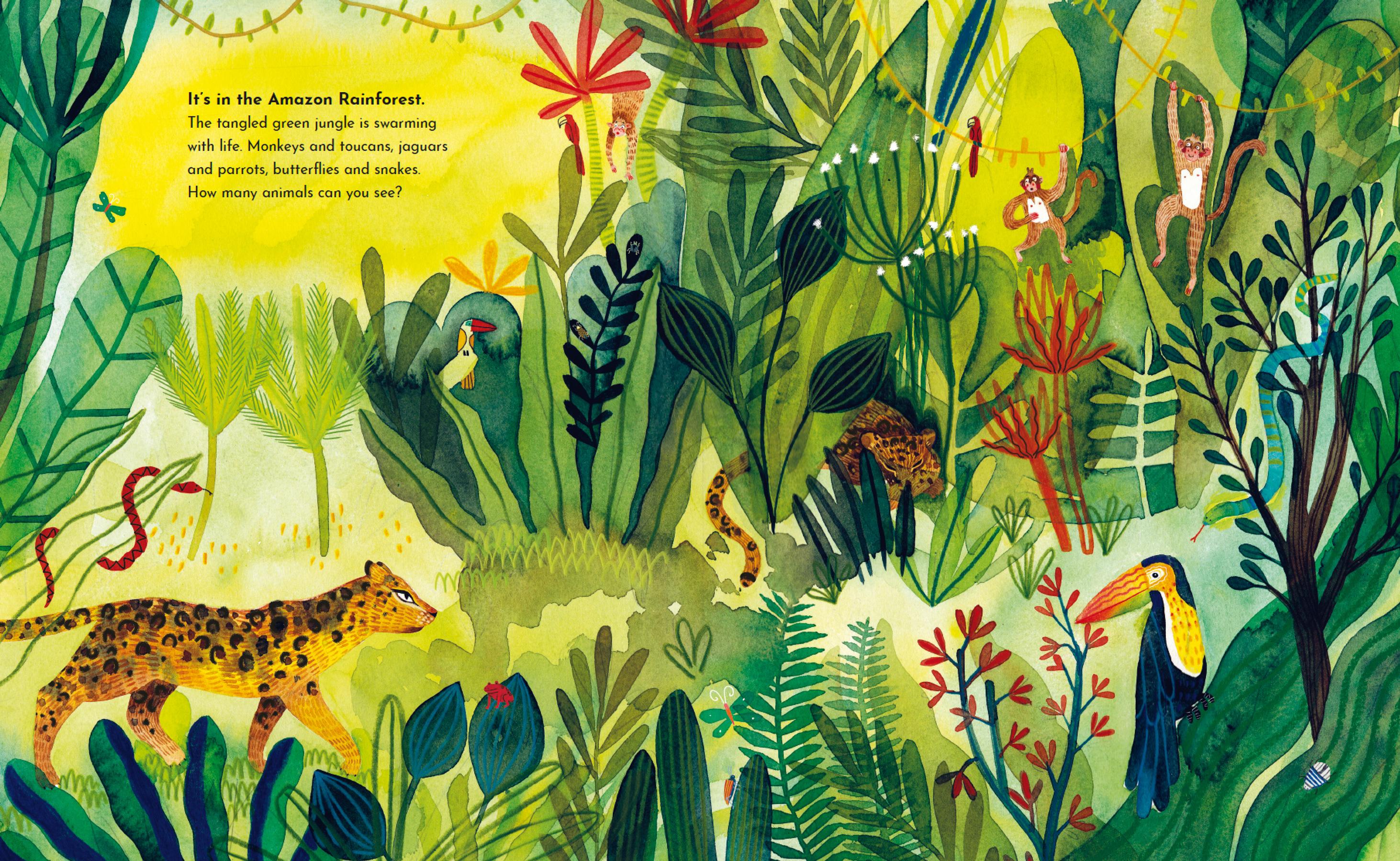 Beispielinhalt (Bild) Eine Welt, viele Farben