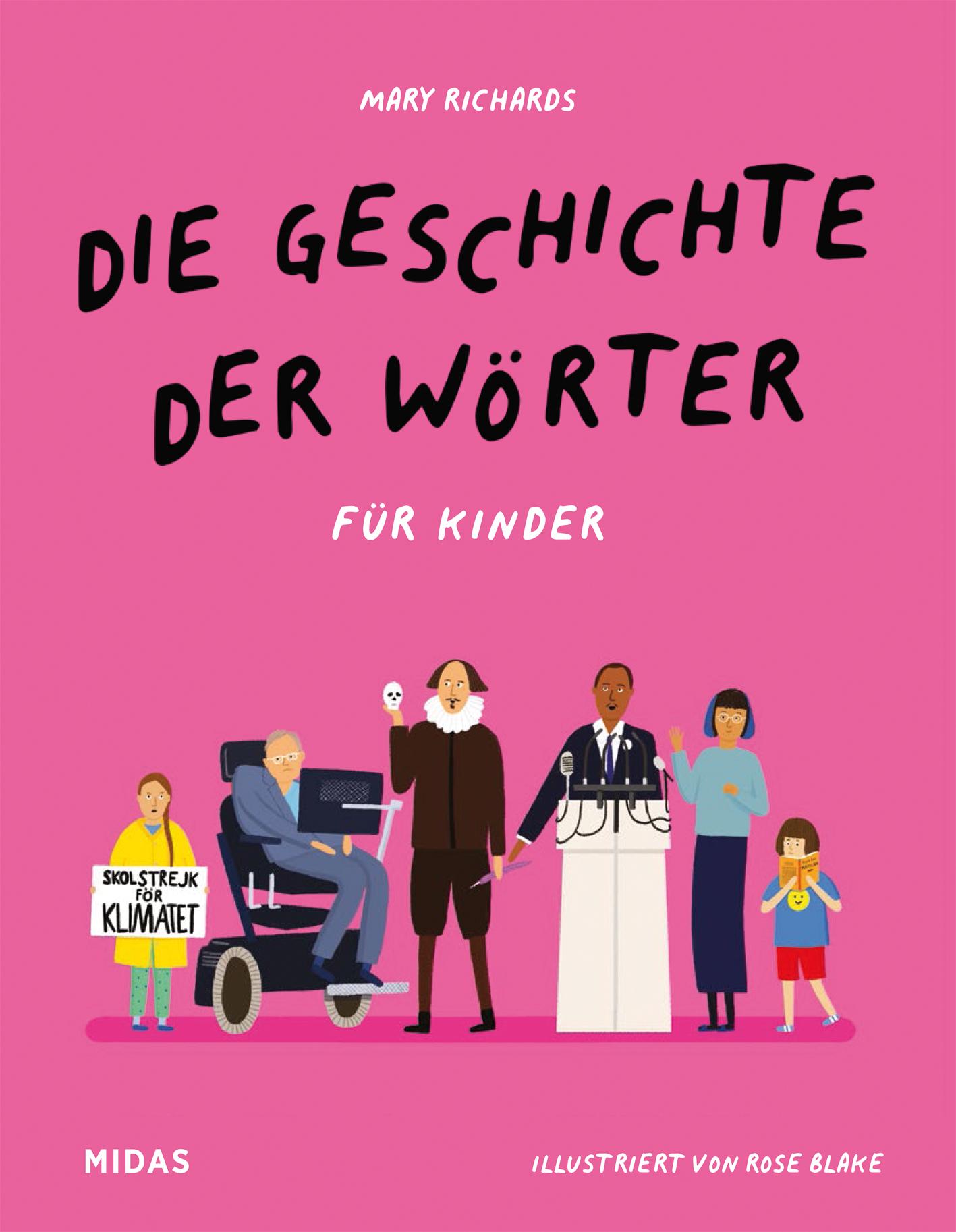 Vorderes Coverbild Die Geschichte der Wörter für Kinder
