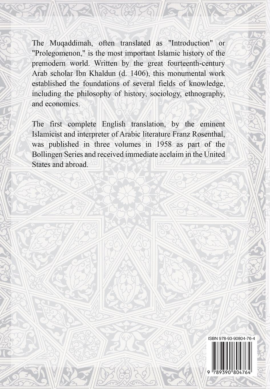 Rückseitencover The Muqaddimah