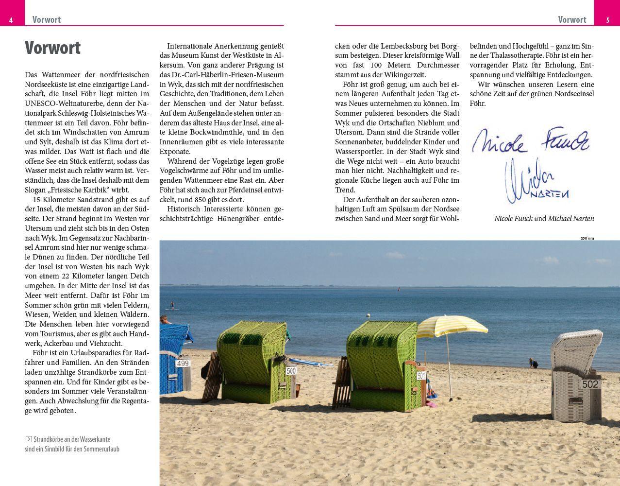 Beispielinhalt (Bild) Reise Know-How Reiseführer Föhr