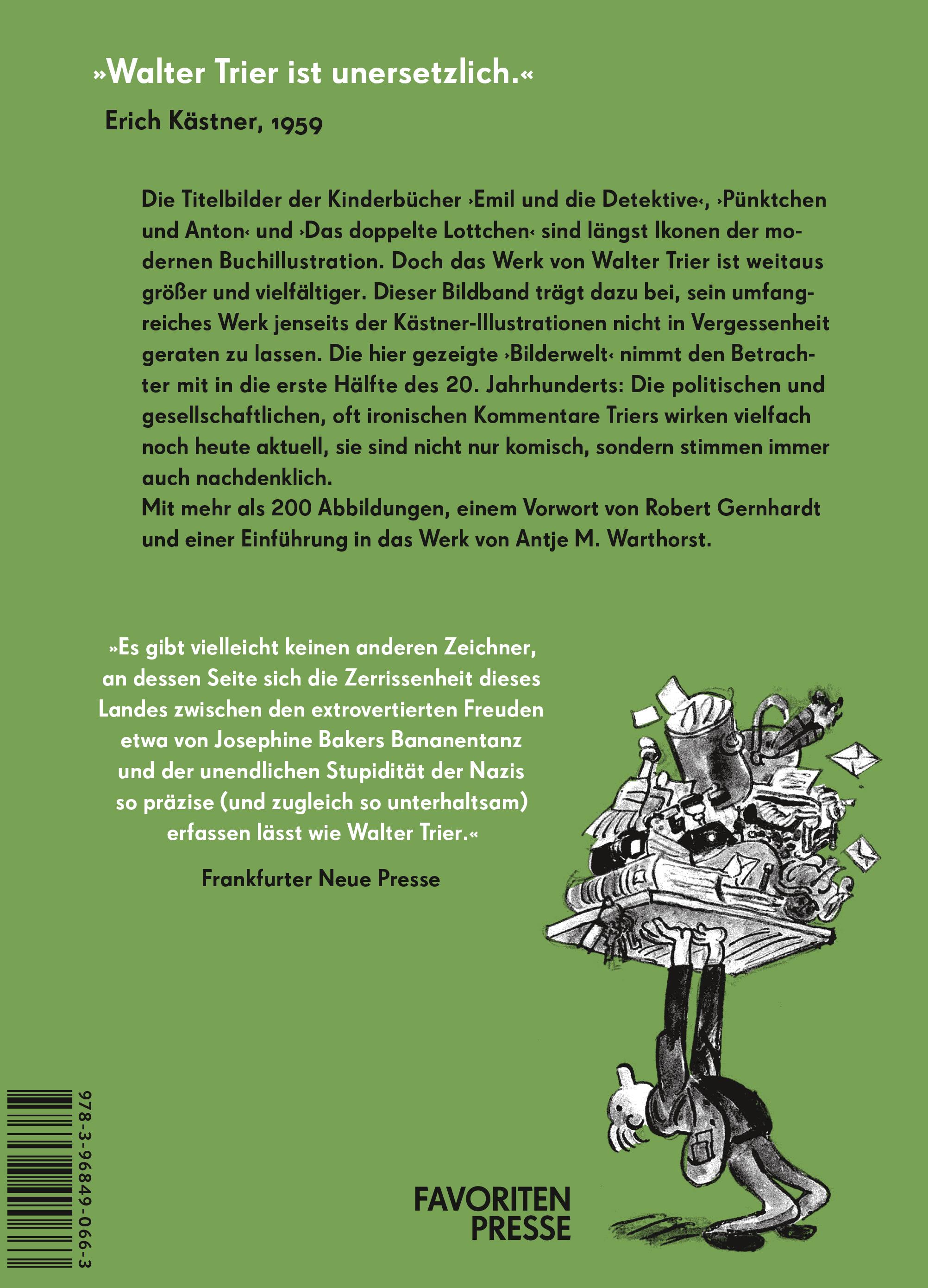Rückseitencover Die Bilderwelt des Walter Trier
