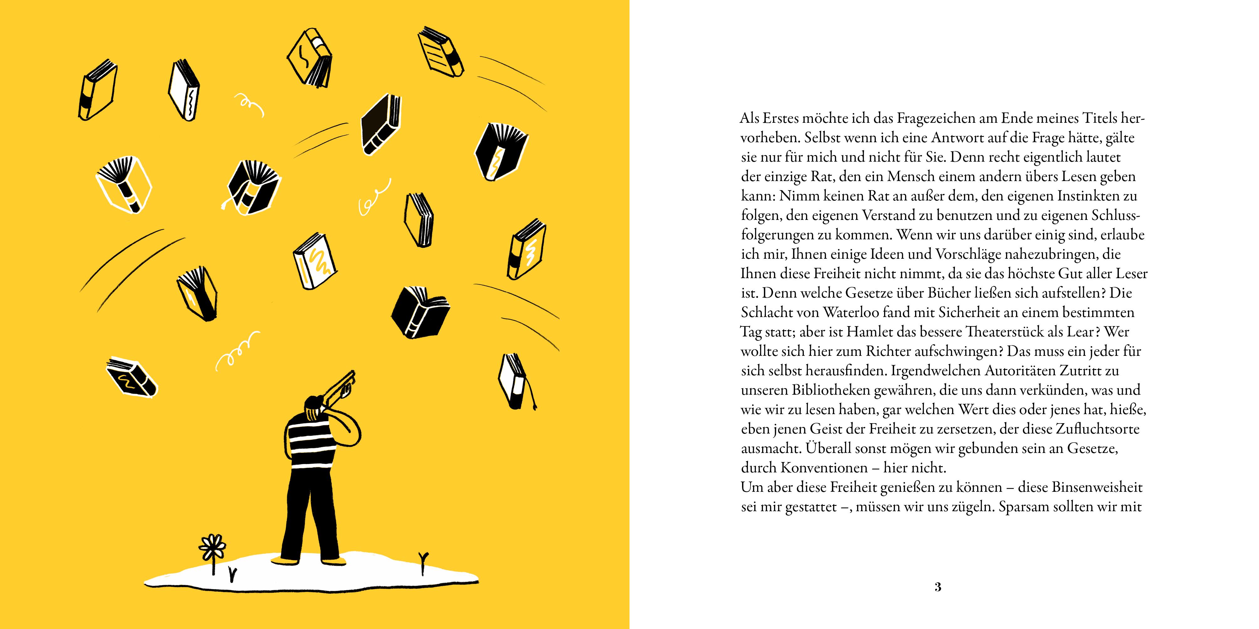 Beispielinhalt (Bild) Wie sollte man ein Buch lesen?