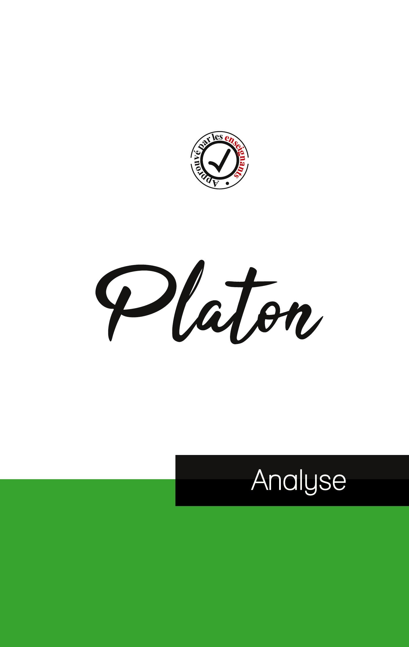 Vorderes Coverbild Platon (étude et analyse complète de sa pensée)
