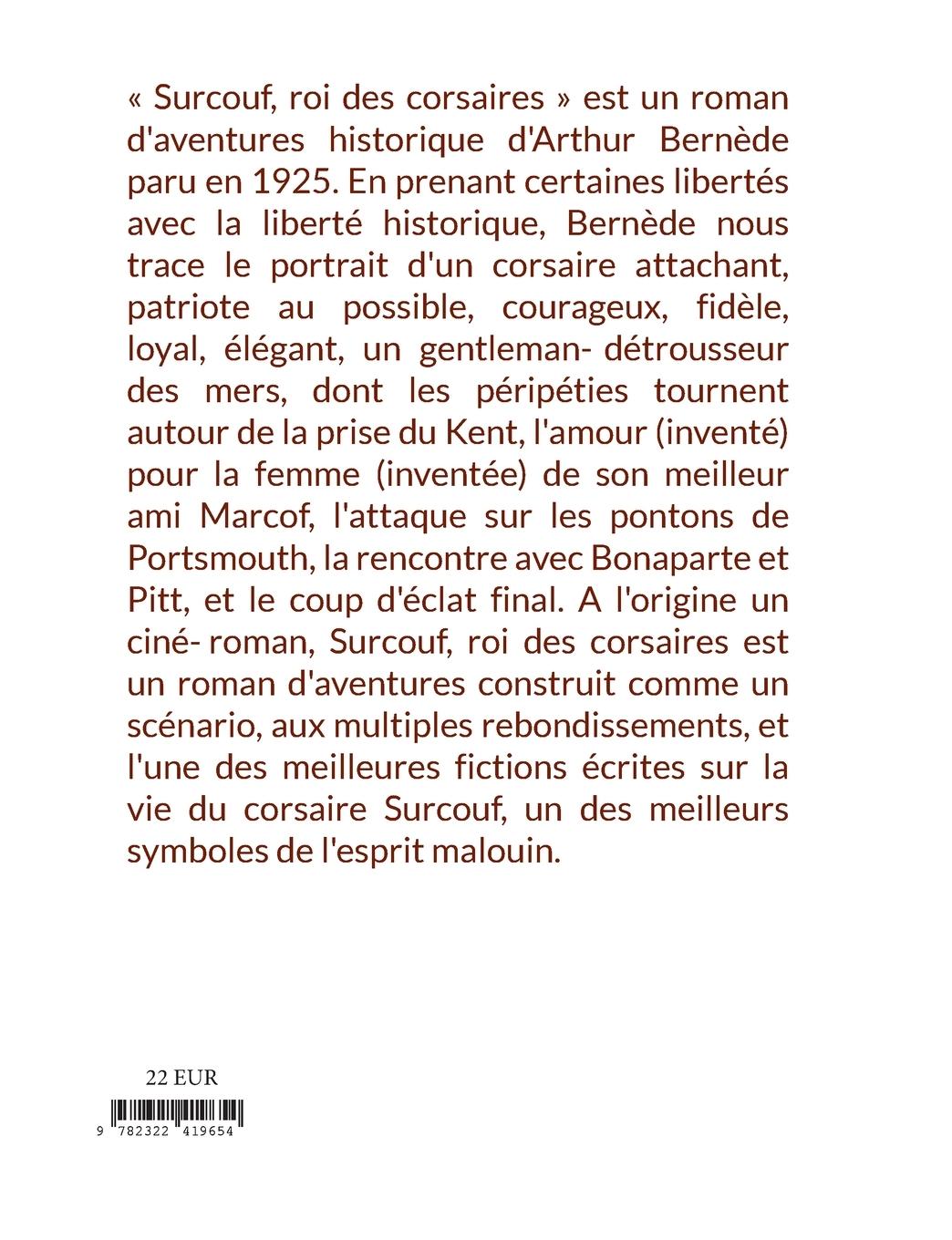 Rückseitencover Surcouf, roi des corsaires