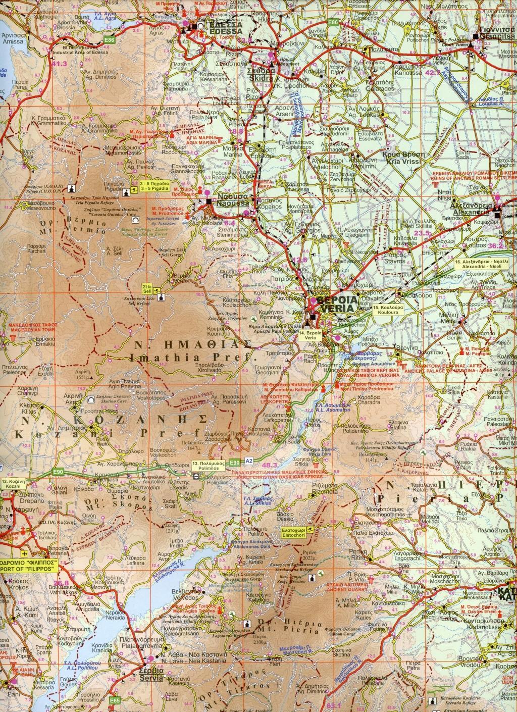 Beispielinhalt (Bild) Macedonia 1 :  250 000