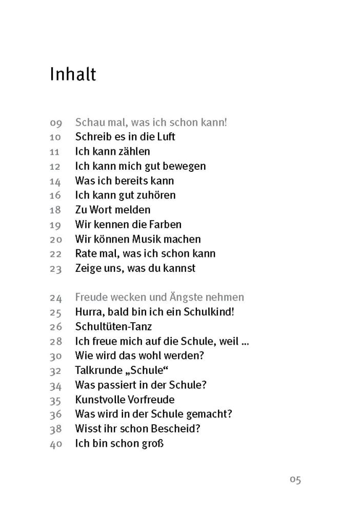 Beispielinhalt (Bild) Die 50 besten Spiele für die Vorschule und den Übergang