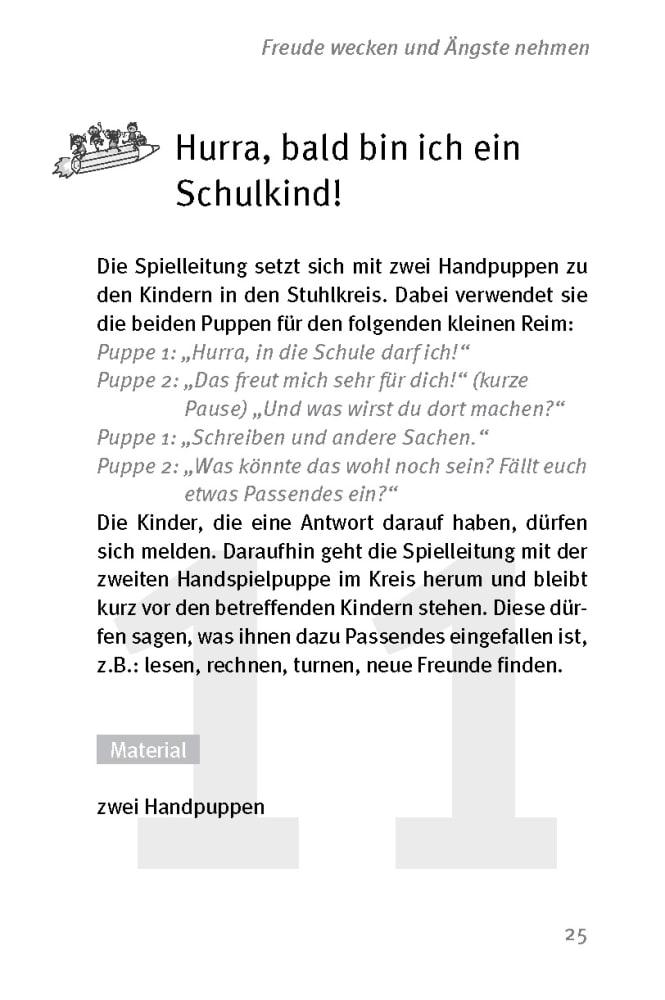 Beispielinhalt (Bild) Die 50 besten Spiele für die Vorschule und den Übergang