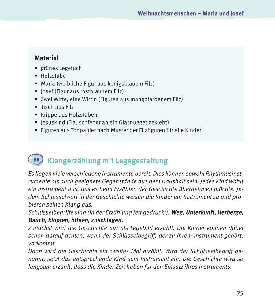 Beispielinhalt (Bild) Advent und Weihnachten mit Legematerial gestalten