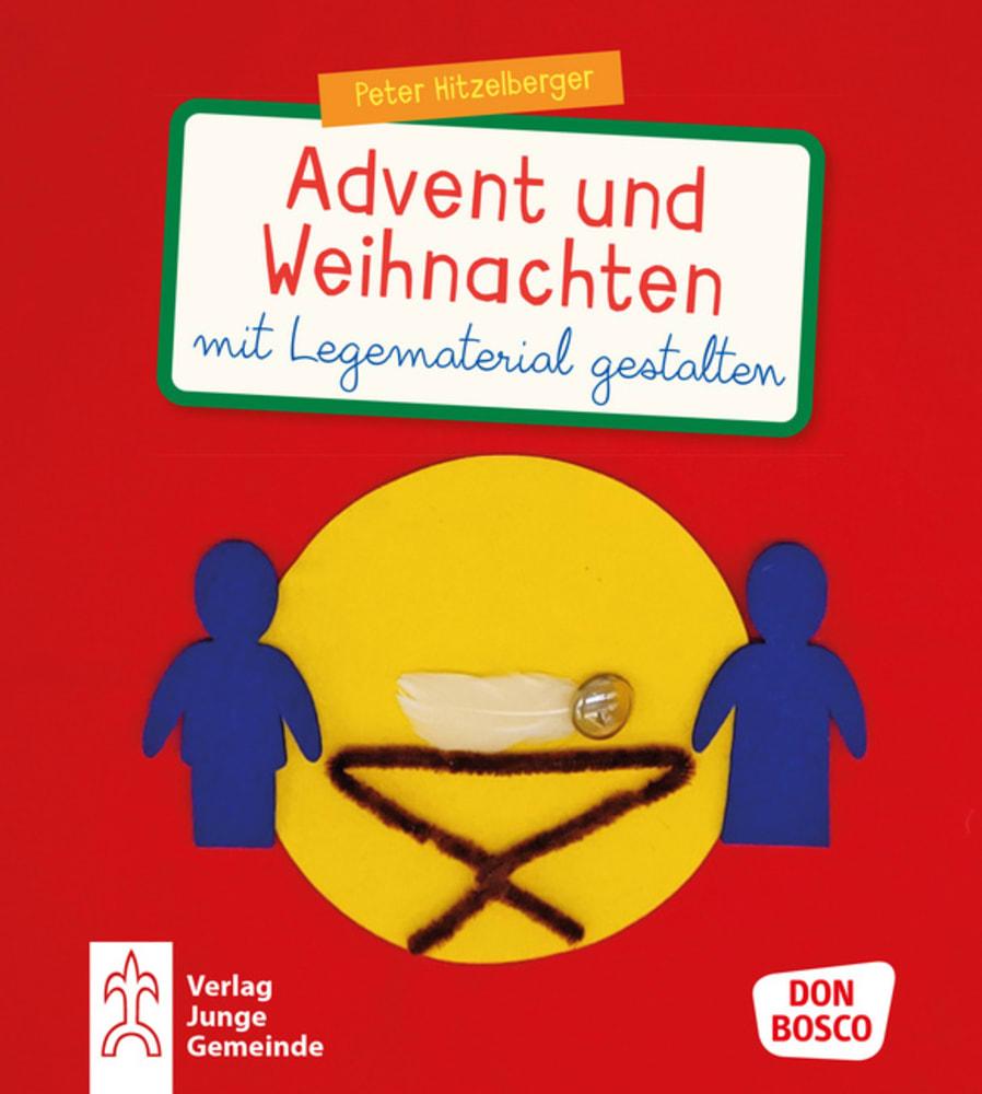 Vorderes Coverbild Advent und Weihnachten mit Legematerial gestalten