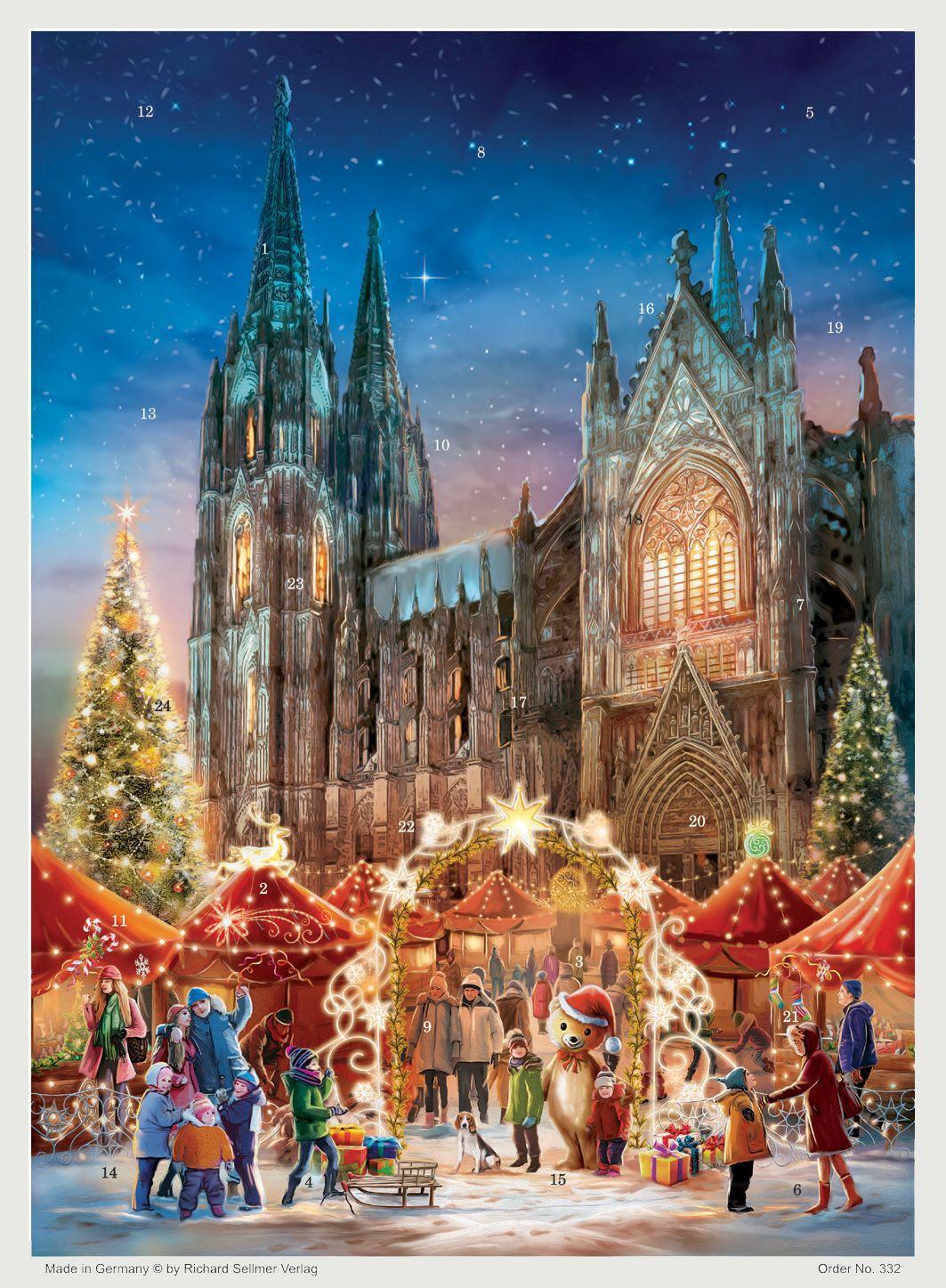 Vorderes Coverbild Adventskalender "Kölner Dom"