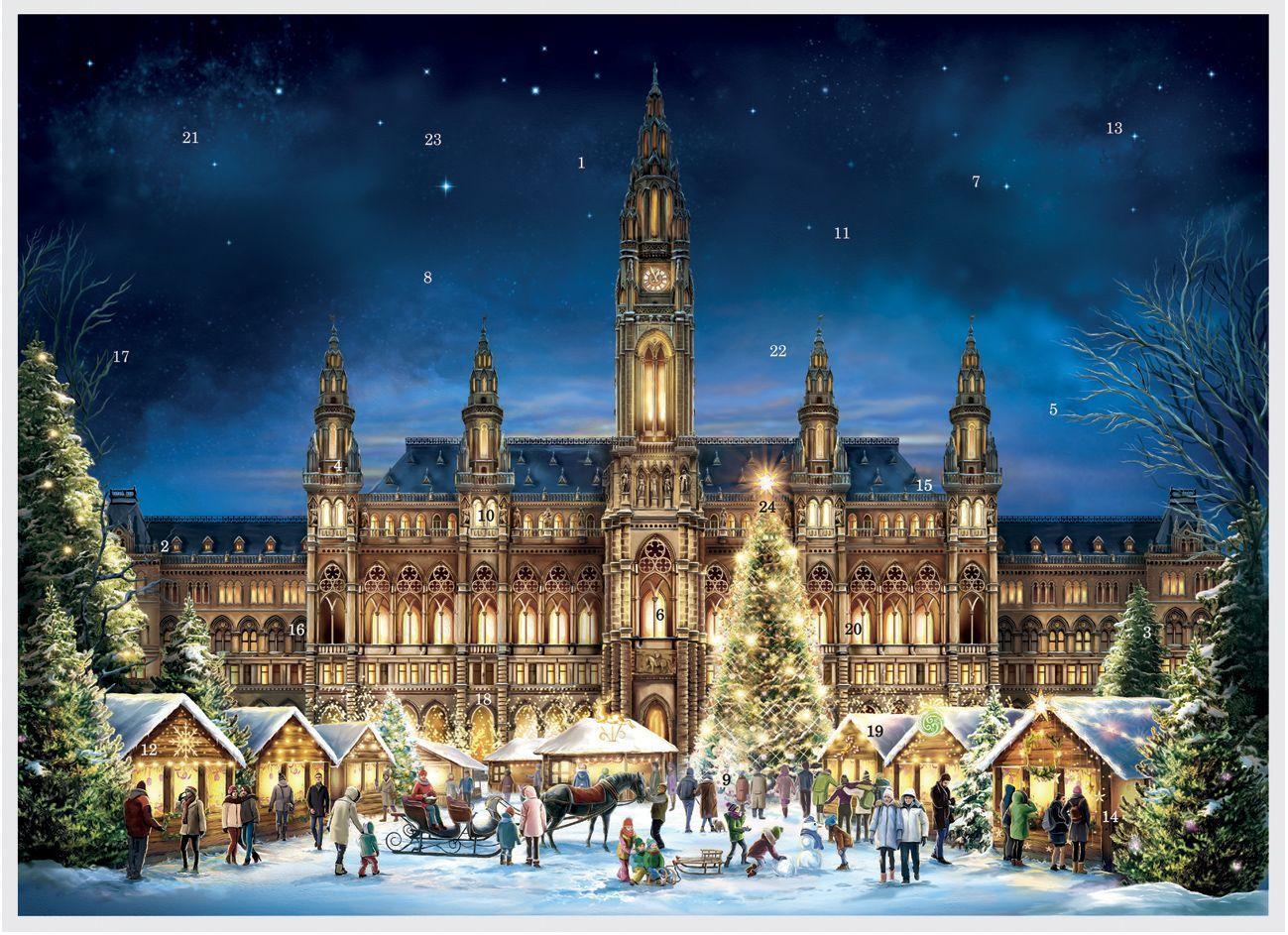 Vorderes Coverbild Adventskalender "Rathaus Wien"