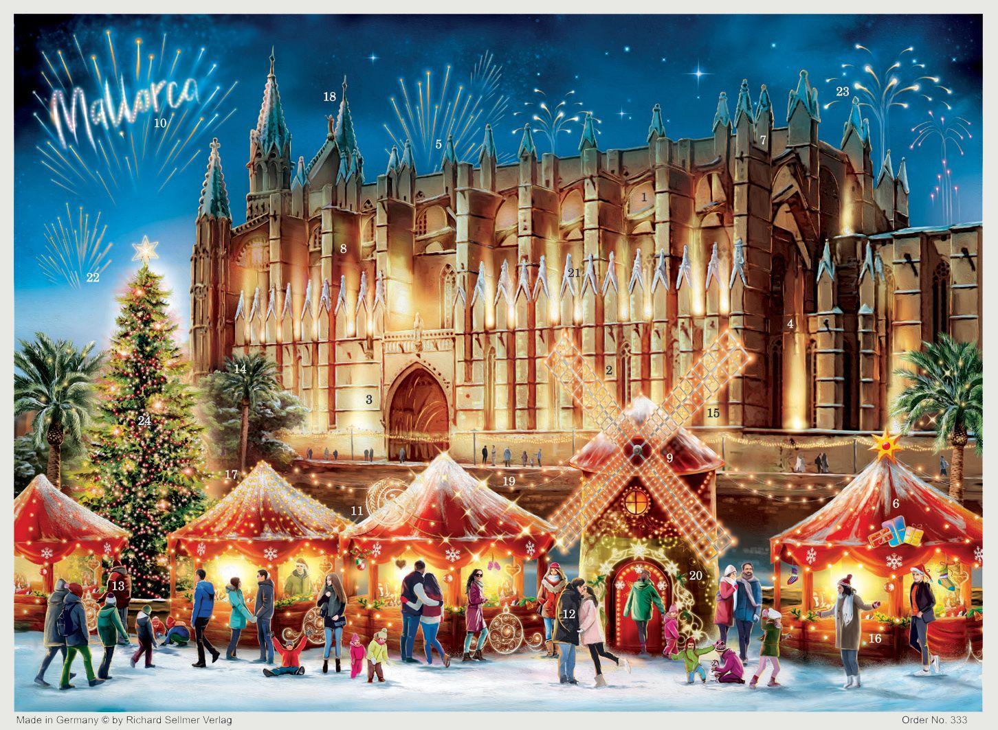 Vorderes Coverbild Adventskalender "Palma Kathedrale"