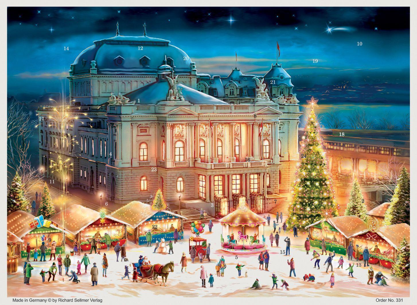 Vorderes Coverbild Adventskalender "Zürich Oper"