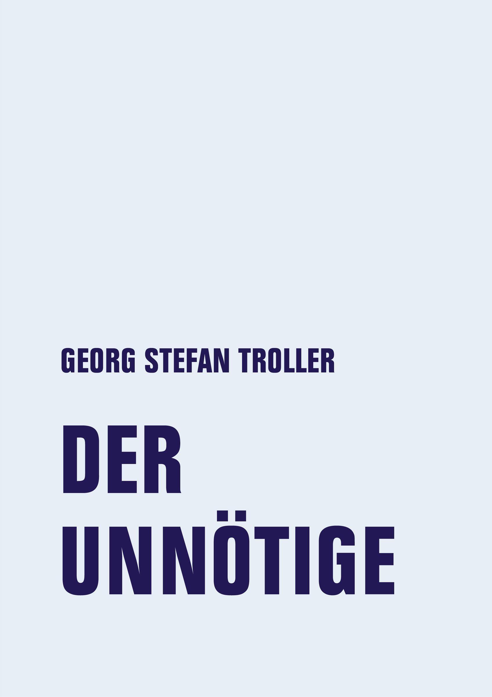 Vorderes Coverbild Der Unnötige