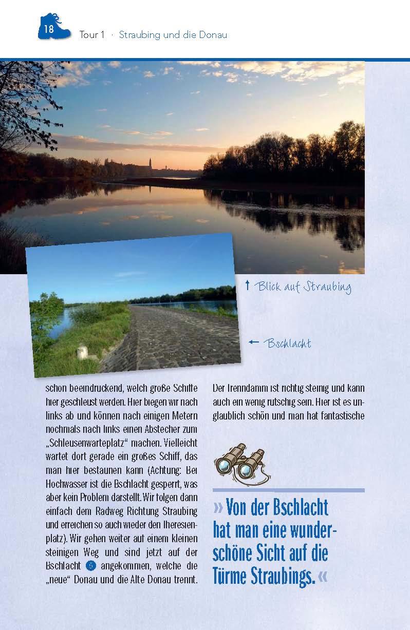 Beispielinhalt (Bild) Wanderführer Straubing-Bogen