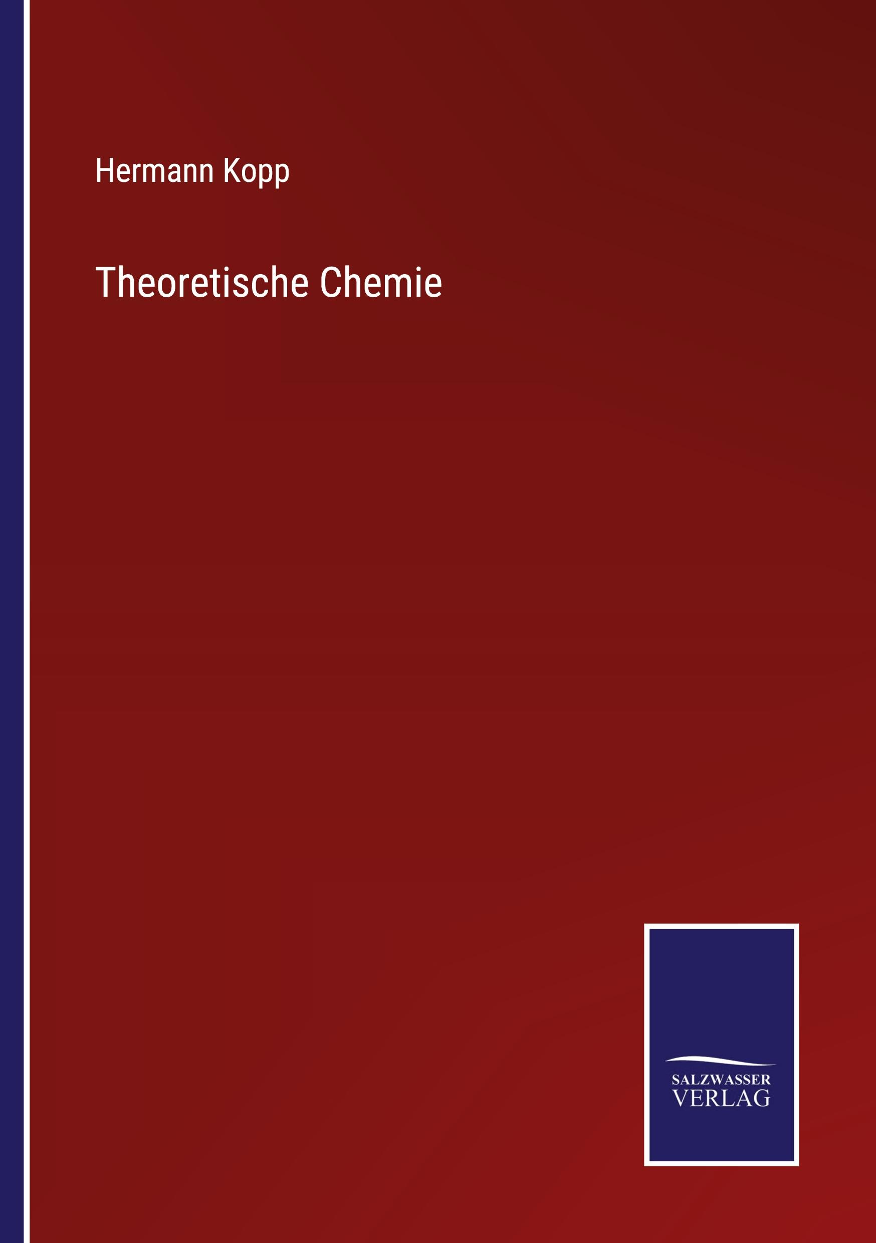 Vorderes Coverbild Theoretische Chemie