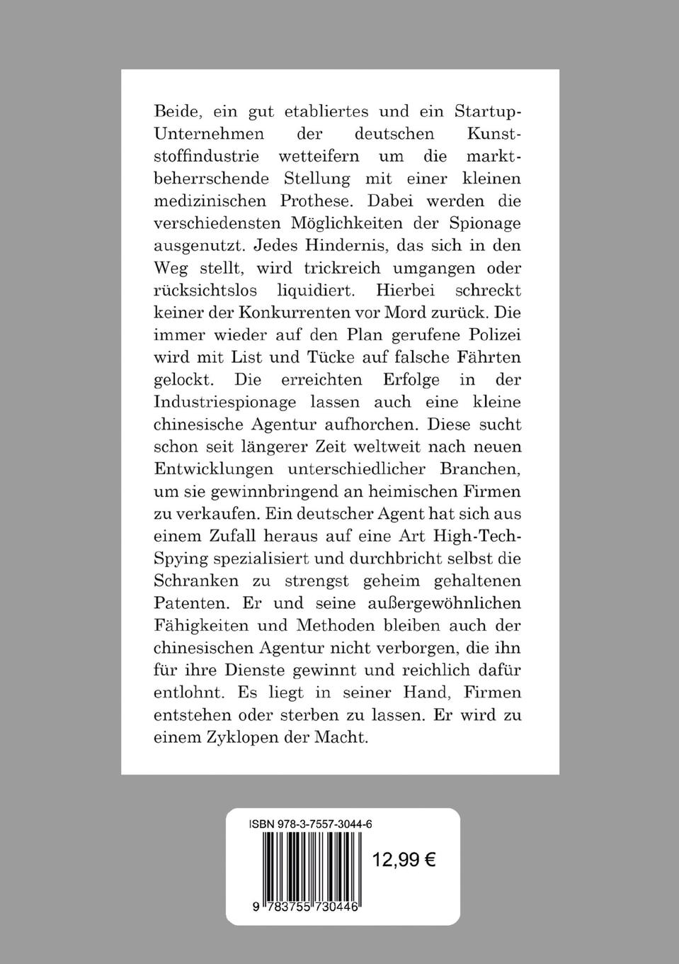 Rückseitencover Die Macht des Zyklopen