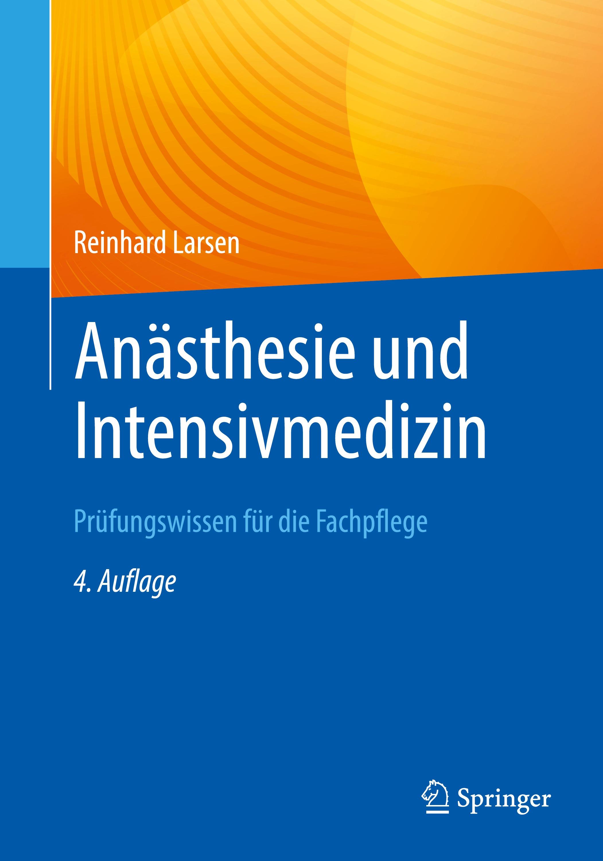 Vorderes Coverbild Anästhesie und Intensivmedizin  Prüfungswissen für die Fachpflege