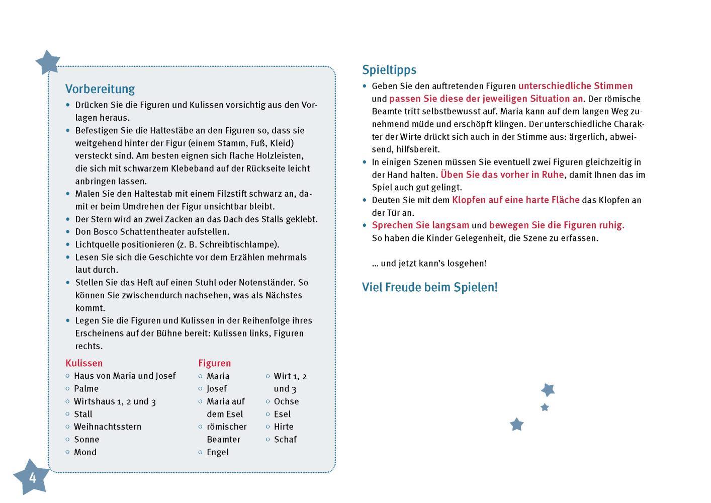 Beispielinhalt (Bild) Die Weihnachtsgeschichte