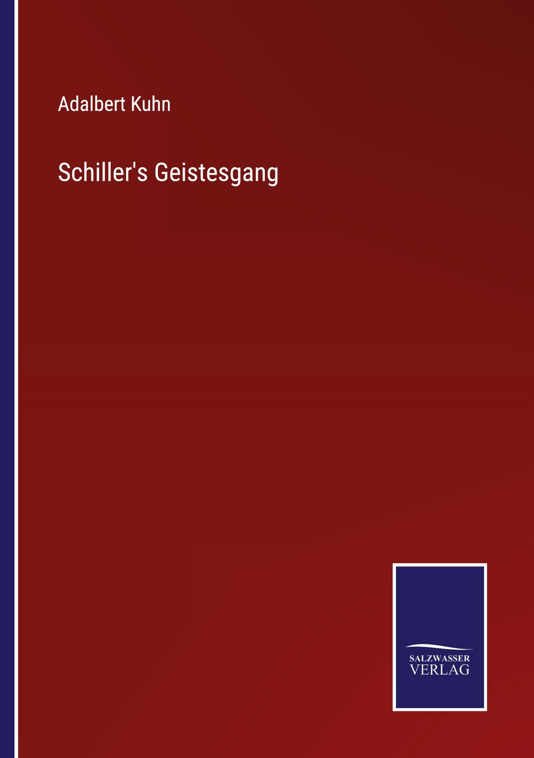 Vorderes Coverbild Schiller's Geistesgang