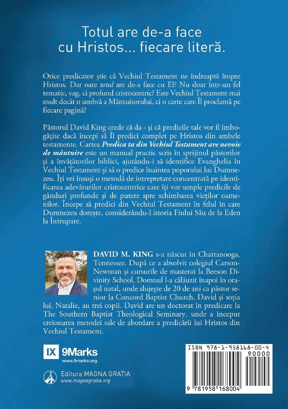 Rückseitencover Your Old Testament Sermon Needs to Get Saved / Predica ta din Vechiul Testament are nevoie de mântuire